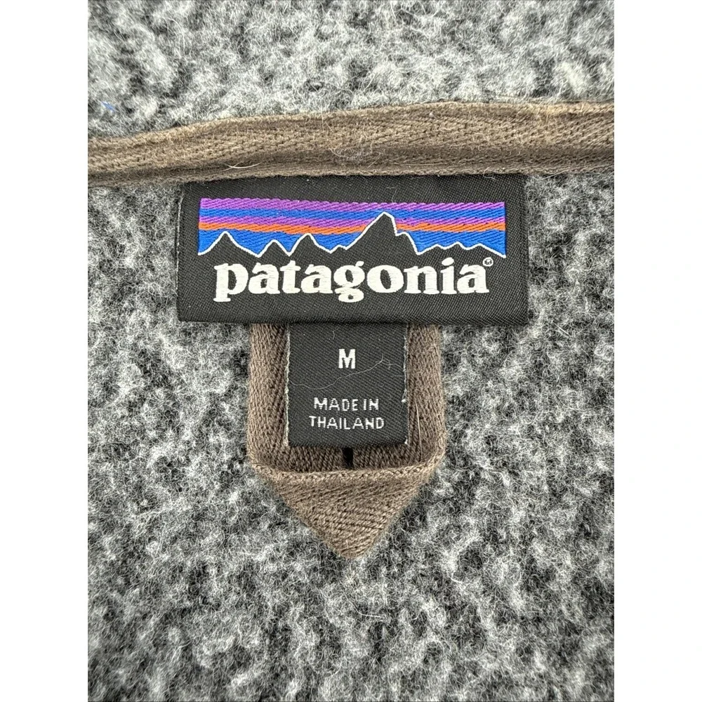 Patagonia Better Sweater Woolyester‎ 1/4 Zip Women's M Gray Fleece Pullover
